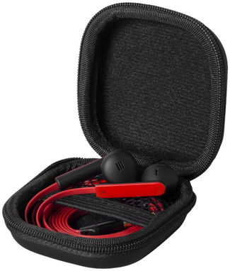 Навушники Fusion, колір суцільний чорний, червоний - 10820300- Фото №5
