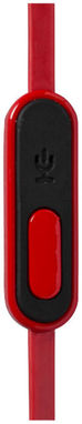 Наушники Fusion, цвет сплошной черный, красный - 10820300- Фото №6