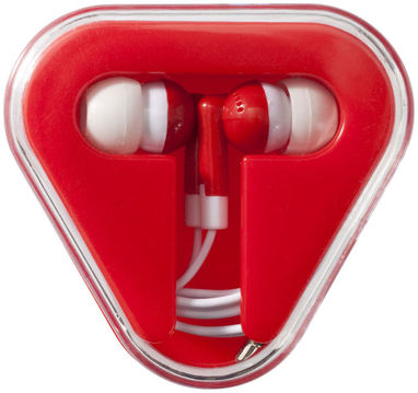 Навушники Rebel, колір червоний, білий - 10821302- Фото №4