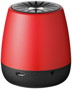 Колонка Padme Bluetooth, колір червоний, суцільний чорний - 10821602- Фото №3