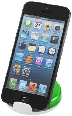 Навушники Storm і підставка для смартфона, колір зелений прозорий, білий - 10821803- Фото №6