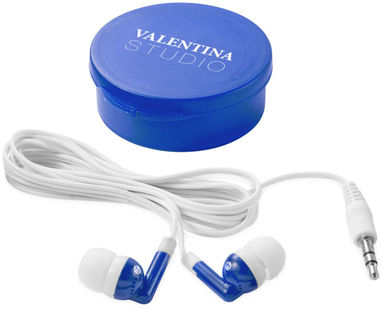 Навушники Versa, колір синій прозорий, білий - 10821901- Фото №2