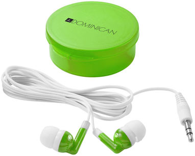 Навушники Versa, колір зелений прозорий, білий - 10821903- Фото №2