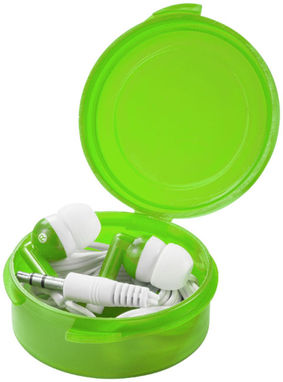 Навушники Versa, колір зелений прозорий, білий - 10821903- Фото №5