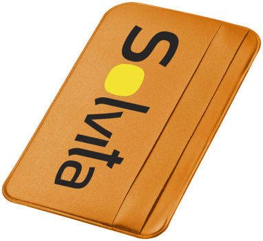 Бумажник для карт I.D. Please, цвет оранжевый - 10822205- Фото №4