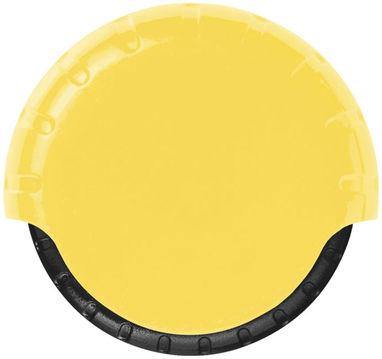 Наушники Windi с чехлом для провода, цвет желтый, сплошной черный - 10822410- Фото №4