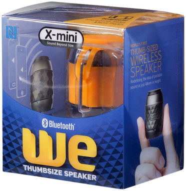 Колонка X-mini WE Bluetooth і NFC, колір оранжевий, суцільний чорний - 10822703- Фото №3