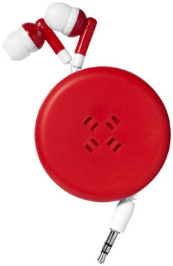 Навушники Reely з висувним дротом, колір червоний, білий - 10823502- Фото №5