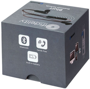 Наушники Blurr с функцией Bluetooth, цвет сплошной черный, серый - 10824000- Фото №7