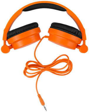 Складані навушники Rally, колір оранжевий - 10825505- Фото №4
