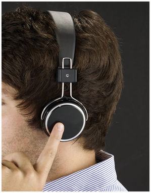 Навушники Midas Touch Bluetooth, колір суцільний чорний - 10825800- Фото №6