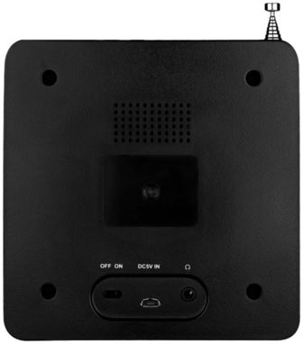 Будильник - радио DAB, цвет сплошной черный - 10827200- Фото №4