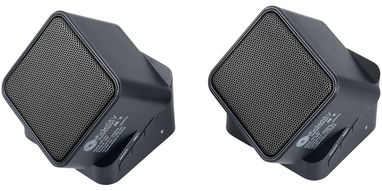 Набір динаміків MixMaster Bluetooth, колір суцільний чорний - 10828900- Фото №7