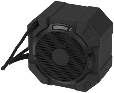 Колонка Cube Outdoor Bluetooth, цвет сплошной черный - 10829600- Фото №5
