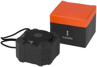 Колонка Cube Outdoor Bluetooth, цвет сплошной черный - 10829600- Фото №6