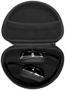 Складані навушники Cadence Bluetooth в чохлі, колір суцільний чорний - 10829700- Фото №4