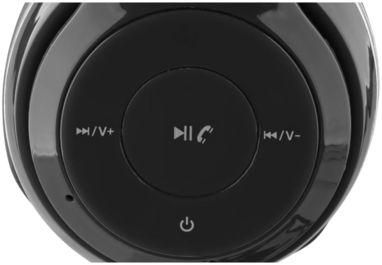 Складані навушники Cadence Bluetooth в чохлі, колір суцільний чорний - 10829700- Фото №7