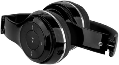 Складані навушники Cadence Bluetooth в чохлі, колір суцільний чорний - 10829700- Фото №8