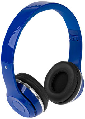 Складані навушники Cadence Bluetooth в чохлі, колір яскраво-синій - 10829702- Фото №1