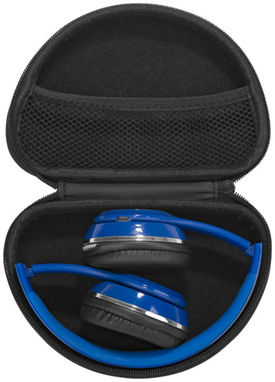 Складані навушники Cadence Bluetooth в чохлі, колір яскраво-синій - 10829702- Фото №3