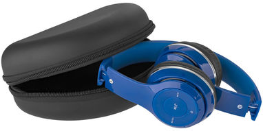 Складные наушники Cadence Bluetooth в чехле, цвет ярко-синий - 10829702- Фото №4