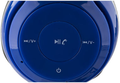 Складані навушники Cadence Bluetooth в чохлі, колір яскраво-синій - 10829702- Фото №6