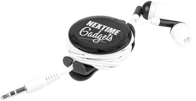 Навушники з ліхтариком Strix, колір суцільний чорний, білий - 10830200- Фото №2