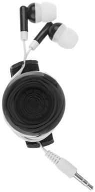 Наушники с фонариком Strix, цвет сплошной черный, белый - 10830200- Фото №3