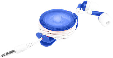Наушники с фонариком Strix, цвет ярко-синий, белый - 10830201- Фото №4