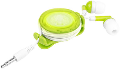 Навушники з ліхтариком Strix, колір лайм, білий - 10830203- Фото №4