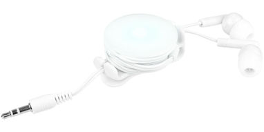 Наушники с фонариком Strix, цвет белый - 10830204- Фото №4