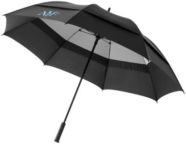 Зонт штормовой Cardiff  30'', цвет сплошной черный - 10900300- Фото №2