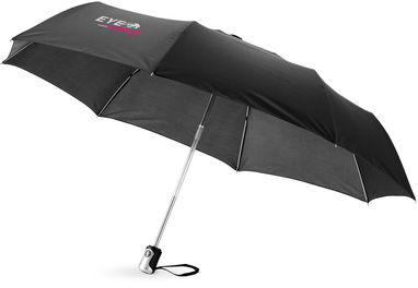 Зонт автоматический 21'', цвет сплошной черный - 10901600- Фото №2