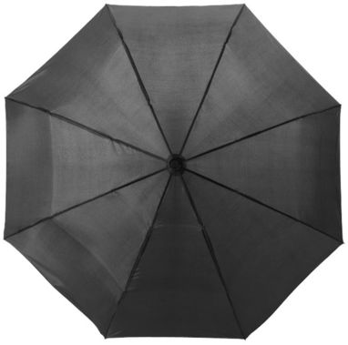 Зонт автоматический 21'', цвет сплошной черный - 10901600- Фото №3