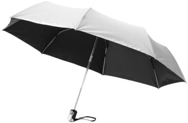 Зонт автоматический 21'', цвет серебристый - 10901601- Фото №1