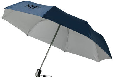 Зонт автоматический 21'', цвет темно-синий, серебристый - 10901606- Фото №2