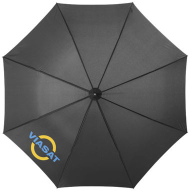 Зонт автоматический 23'', цвет сплошной черный - 19547903- Фото №3