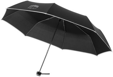 Зонт 21'', цвет сплошной черный - 10900800- Фото №2