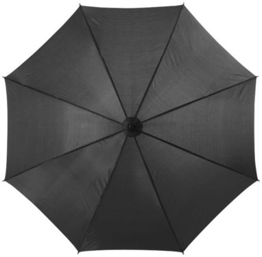 Зонт автоматический  23'', цвет сплошной черный - 19547952- Фото №4