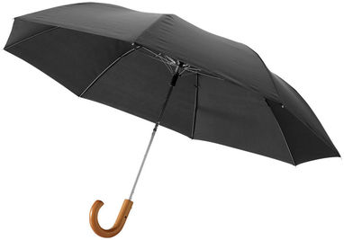 Зонт автоматический Erin  23'', цвет сплошной черный - 19547825- Фото №1