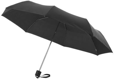 Зонт 25,5'', цвет сплошной черный - 10905200- Фото №1