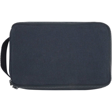 Органайзер для туалетного приладдя з переробленого матеріалу Pack500 г/м² Aware™, колір темно-синій - 12074655- Фото №3 Органайзер для туалетного приладдя з переробленого матеріалу Pack500 г/м² Aware™, колір темно-синій - 12074655- Фото №3