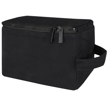 Органайзер для туалетного приладдя з переробленого матеріалу Pack500 г/м² Aware™, колір чорний - 12074690- Фото №1 Органайзер для туалетного приладдя з переробленого матеріалу Pack500 г/м² Aware™, колір чорний - 12074690- Фото №1
