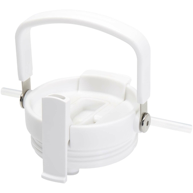 Термостакан Bronx об'ємом 900 мл з міді та переробленої нержавіючої сталі, сертифікованої за стандартом RCS, з вакуумною ізоляцією та кришкою з подвійною функцією, колір білий - 10086401- Фото №8