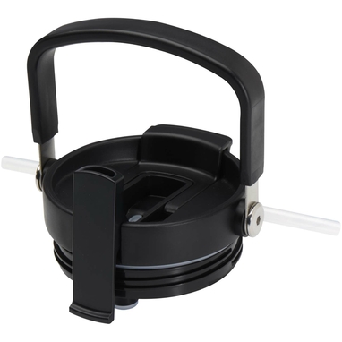 Термостакан Bronx об'ємом 900 мл з міді та переробленої нержавіючої сталі, сертифікованої за стандартом RCS, з вакуумною ізоляцією та кришкою з подвійною функцією, колір чорний - 10086490- Фото №7