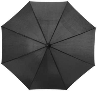Зонт автоматический 23'', цвет сплошной черный - 10905300- Фото №4