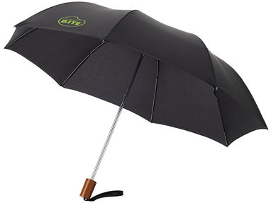 Зонт 20'', цвет сплошной черный - 19547886- Фото №2