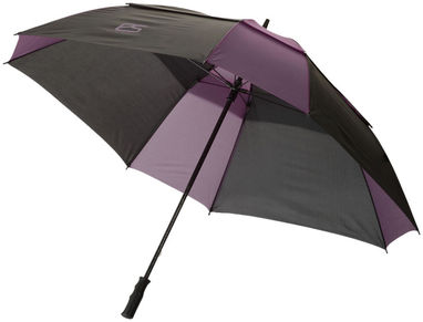 Зонт  30'', цвет темно-лиловый, сплошной черный - 10906004- Фото №2