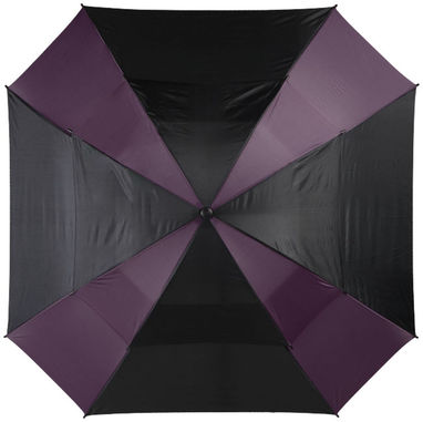 Зонт  30'', цвет темно-лиловый, сплошной черный - 10906004- Фото №3