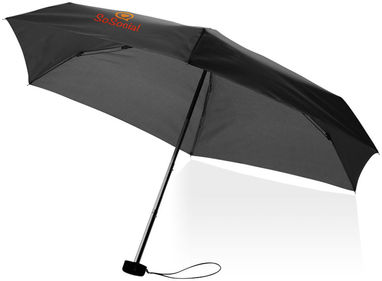 Зонт 18'', цвет сплошной черный - 10906300- Фото №2